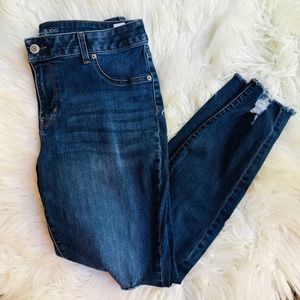 Maurice’s Distressed Hi Rise Denim Jeans